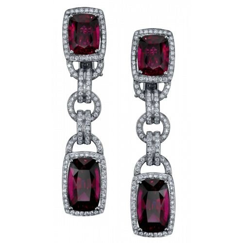 Pink Sapphire, Ruby & Diamond Masterpiece Necklace - Platinum | Robert Procop