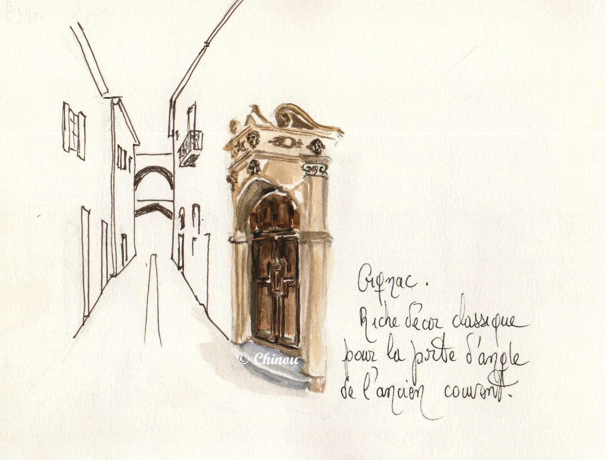 Gignac Porte du couvent
