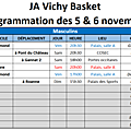 Programmation des 5 & 6 novembre