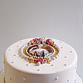 Gâteau médaillon Marie Antoinette