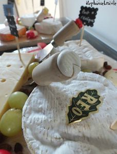 décorer un plateau de fromage, faire des fromages miniatures