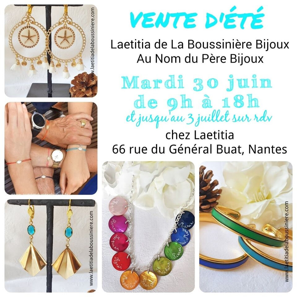 Invitation pour la vente du 30 juin à Nantes