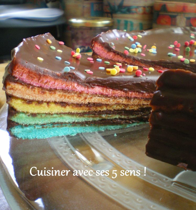 Gateau Arc En Ciel Cuisiner Avec Ses 5 Sens