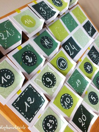 calendrier de l'avent recup diy