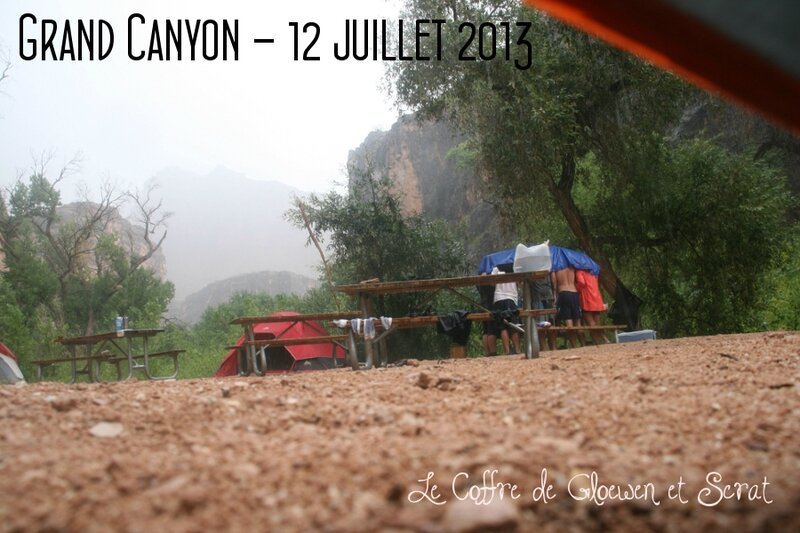 Grand Canyon - sous la tente - 12 juillet 2013