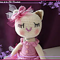 Chaton crochet danseuse ballerine 