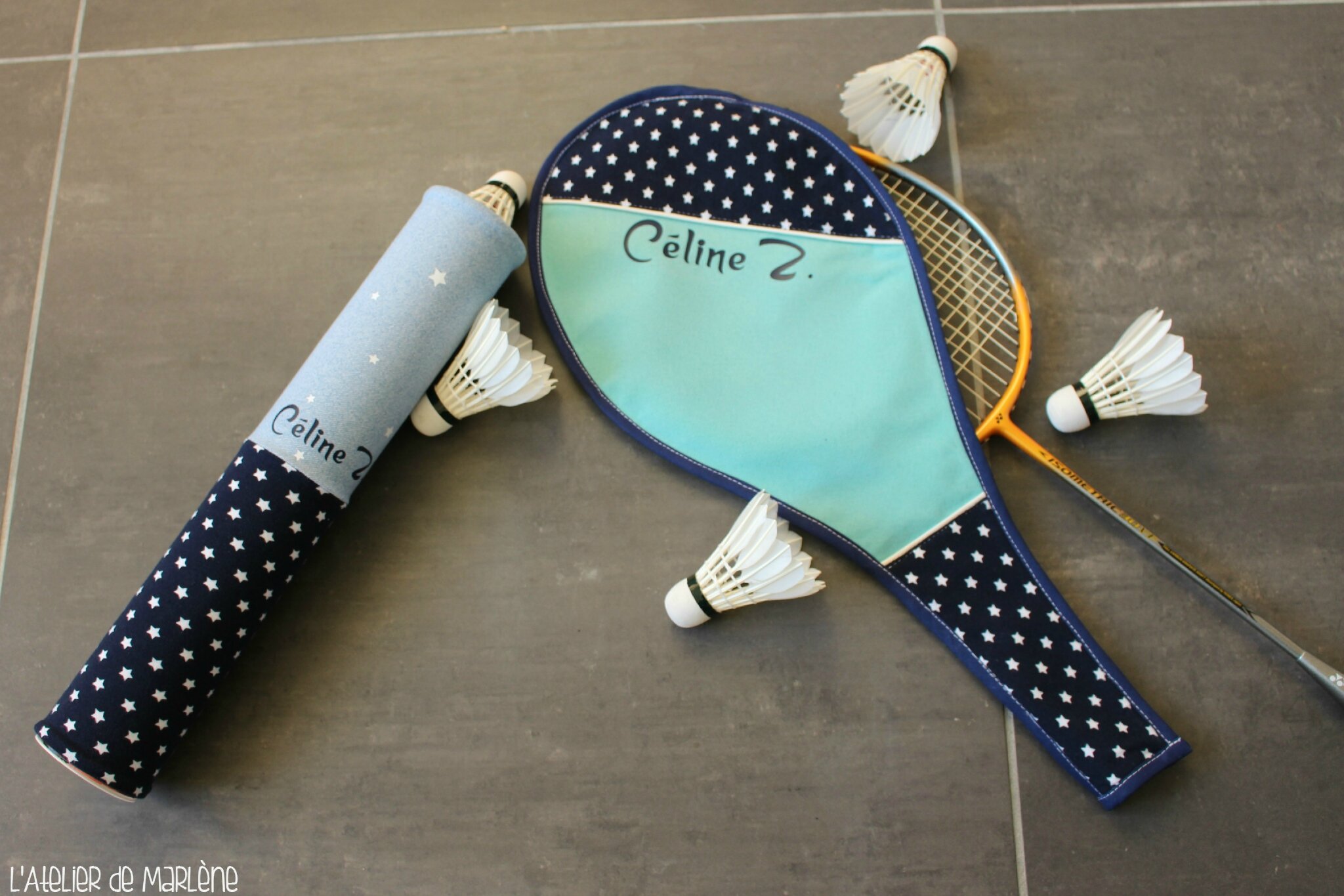 Photo Housse raquette badminton