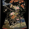 Taisho uchikake, taisho period (1912-1926), japan