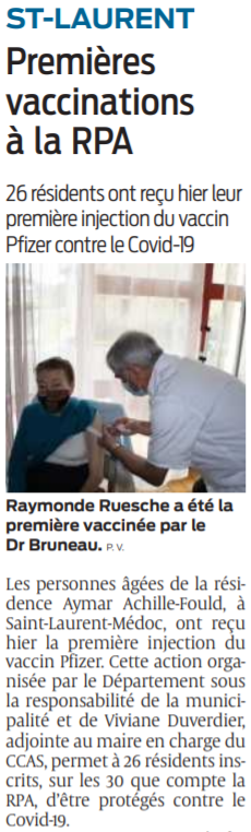 2021 03 19 SO St Laurent premières vaccinations à la RPA