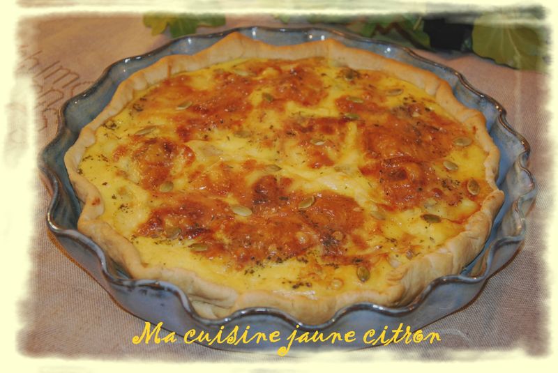 Tarte Aux Poires Et Au Morbier Ma Cuisine Jaune Citron