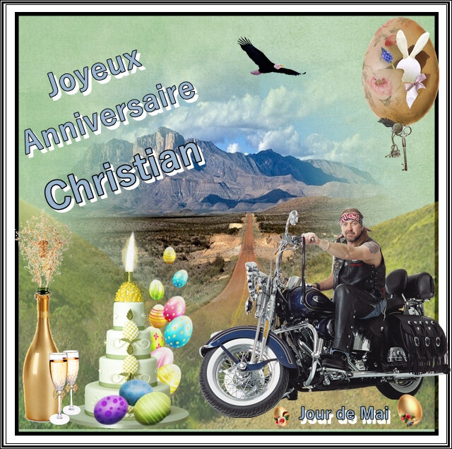 Bon Lundi De Paques Et Bon Anniversaire A Christian L Univers De Patounette Et Ses Amis Es