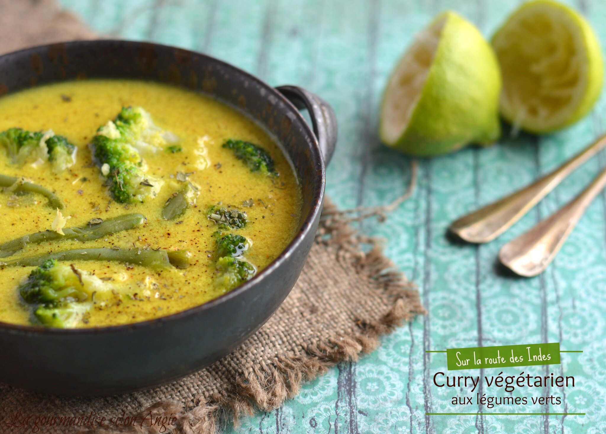 Curry Végétarien Aux Légumes Verts La Gourmandise Selon Angie - 