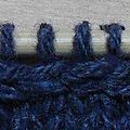 Une tresse horizontale sur un tricot. knit a lateral braid.