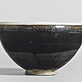 A black-glazed russet-splashed bowl, Northern Song / Jin dynasty