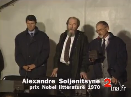 Soljenitsyne aux Lucs sur Boulogne 1993