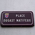 Montaigu (85), place Dugast-Matifeux