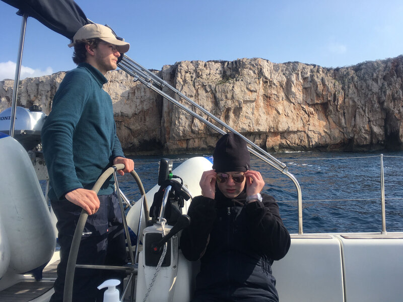 Les falaises de Mrtovac, archipel des Kornati, samedi 13 mars 2021