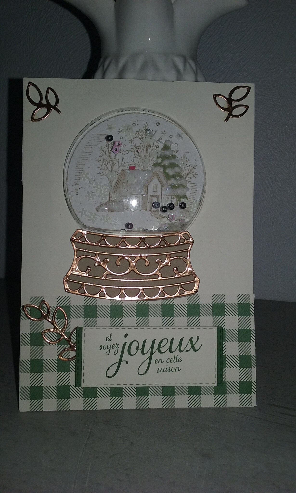 Carte Boule De Neige Le Scrap Ewin