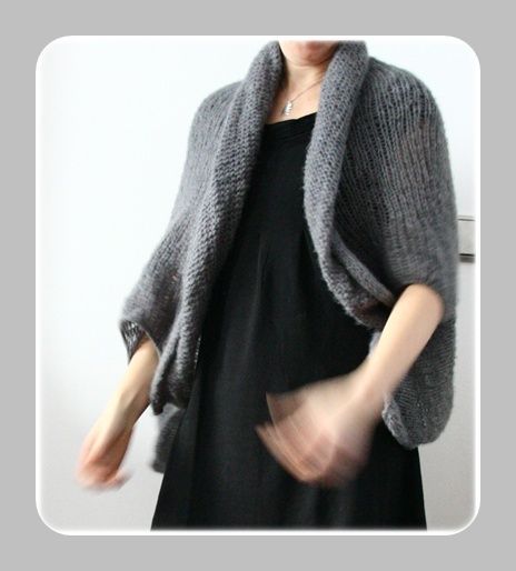 gilet origami tricot