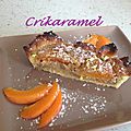 Tarte abricots/pistache