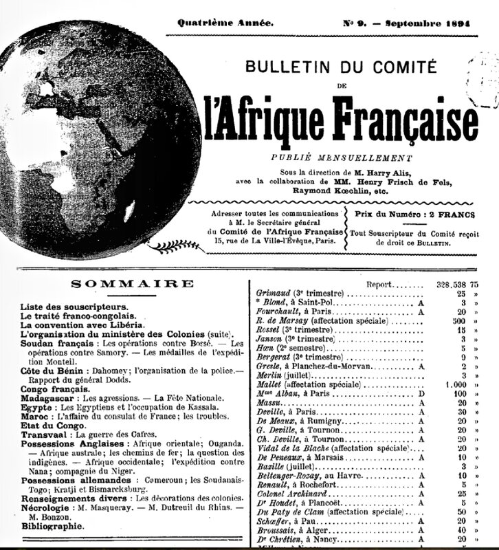 Comité Afr fra sept 1894