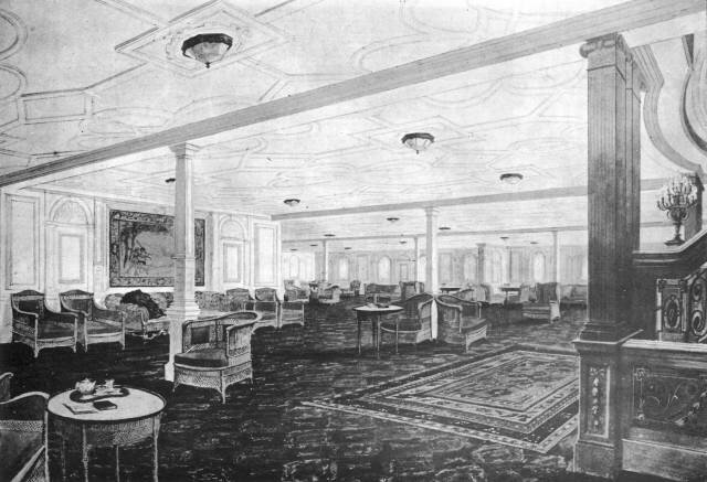 Salle de réception 1ère classe-Titanic