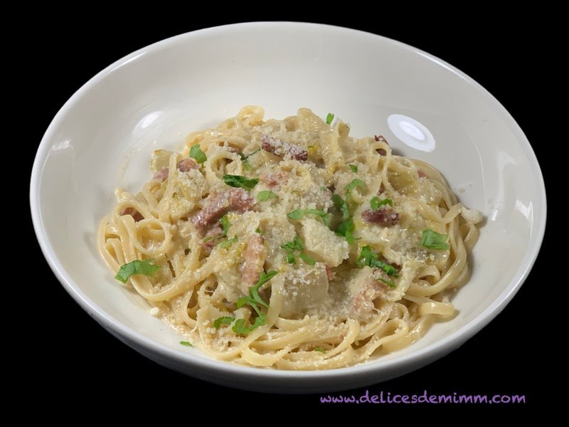 Linguine aux chicons 4