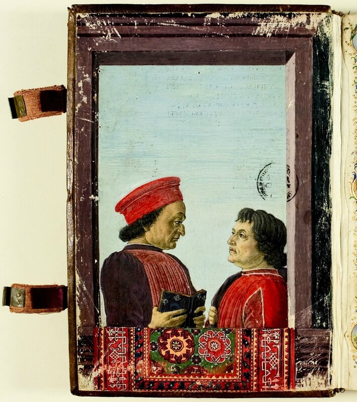 Attributed to Botticelli, Portrait of Montefeltro & Landino © Biblioteca Apostolica Vaticana