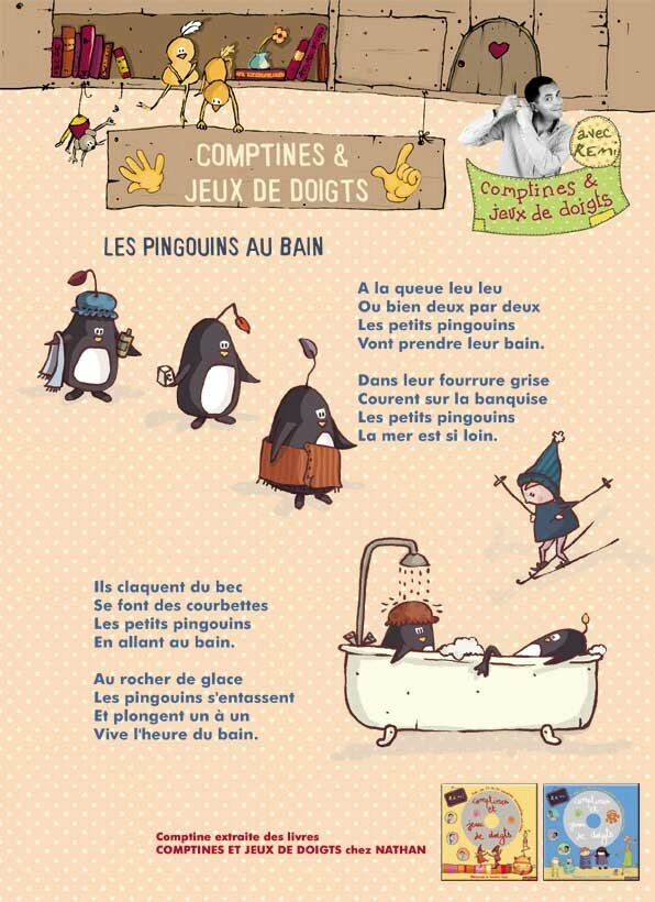 chanson Les petis pingouins - Le blog des petits / moyens du Gai Levant