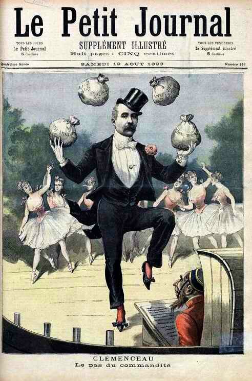 Le Petit Journal 1893 Clemenceau