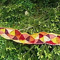 Echarpe en grannies triangulaires