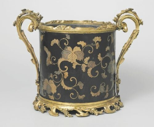 A Louis XV style gilt-bronze mounted probably Japanese porcelain