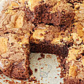 Brownie aux cookies