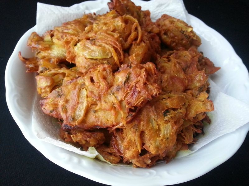 Onions Bhaji Beignets D Oignons Indien Bienvenue Chez Nadia