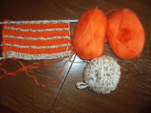 écharpe orange