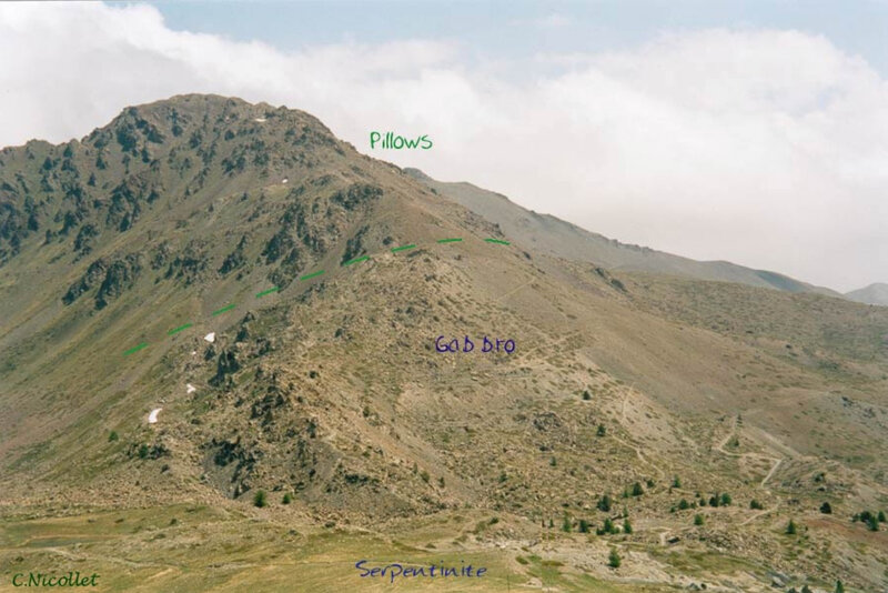 photo ophiolite du chenaillet