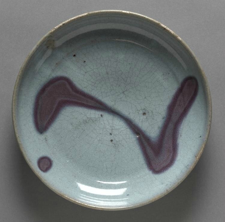 Plate, Jun Ware, 1279-1368, Northern China, Yuan dynasty