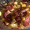 Salade de Pomme de Terre au Cantal et Saucisse d'Auvergne