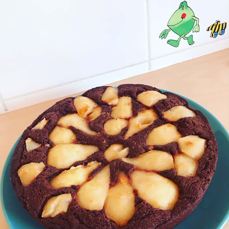 Gâteau chocolat-poires ©Kid Friendly