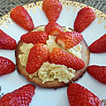 Tartelettes (ig bas) fraises et crème d'amande
