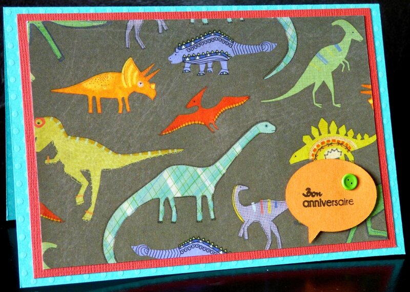 Des Dinosaures Une Carte D Anniversaire Pour Garcon Les 2 Mains Gauches