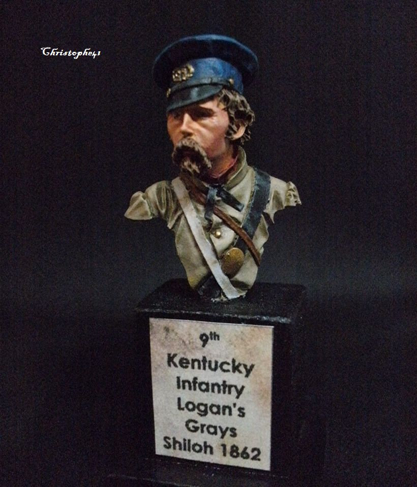 1/16 buste du 9th Kentucky Infantry - Logan's Grays - FeR Miniatures 132223284_o