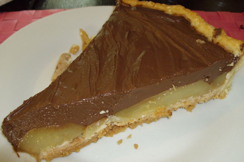 Tarte Poires Chocolat Au Fromage Blanc Quand Est Ce Qu On Mange