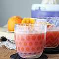 Le boost orange-fraise, ma recette de boisson énergissante #1
