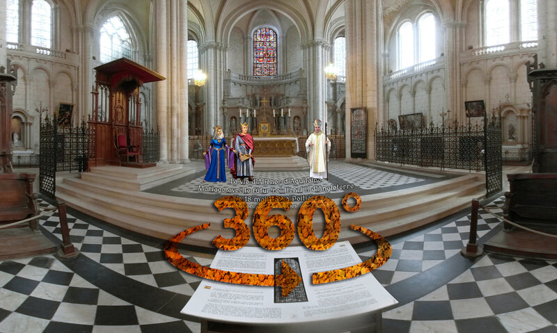 La vie d’Aliénor d’Aquitaine – Mariage avec le futur roi Henri II d'Angleterre le 18 mai 1152 cathédrale de Poitiers