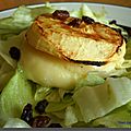 Crottin de Chavignol sur Canapés de Pommes