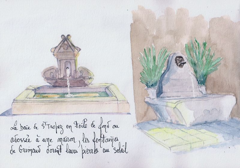Grimaud : fontaines