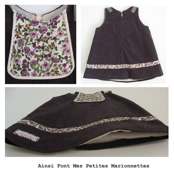 ensemble velour violet robe 2