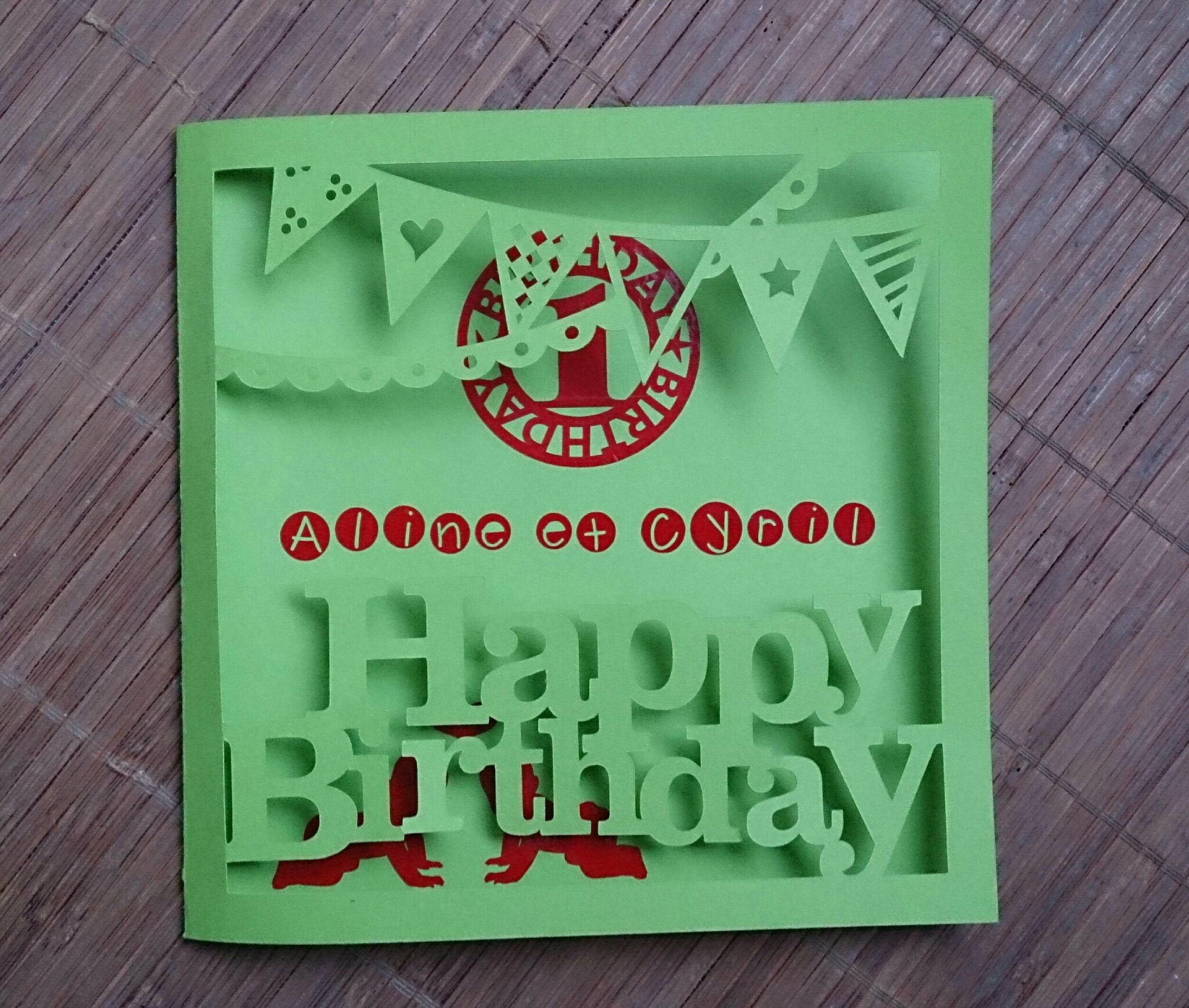 Carte D Anniversaire Jumeaux Sc Creations