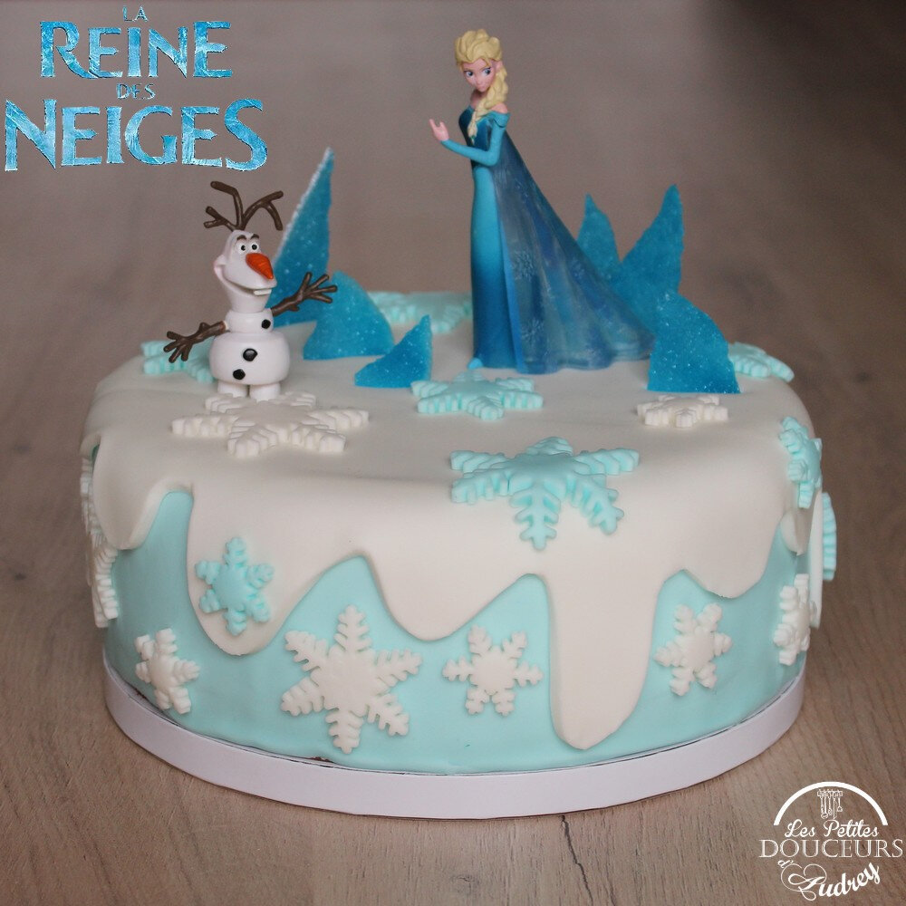 Le gâteau Reine des neiges - une parisienne à Vincennes - blog